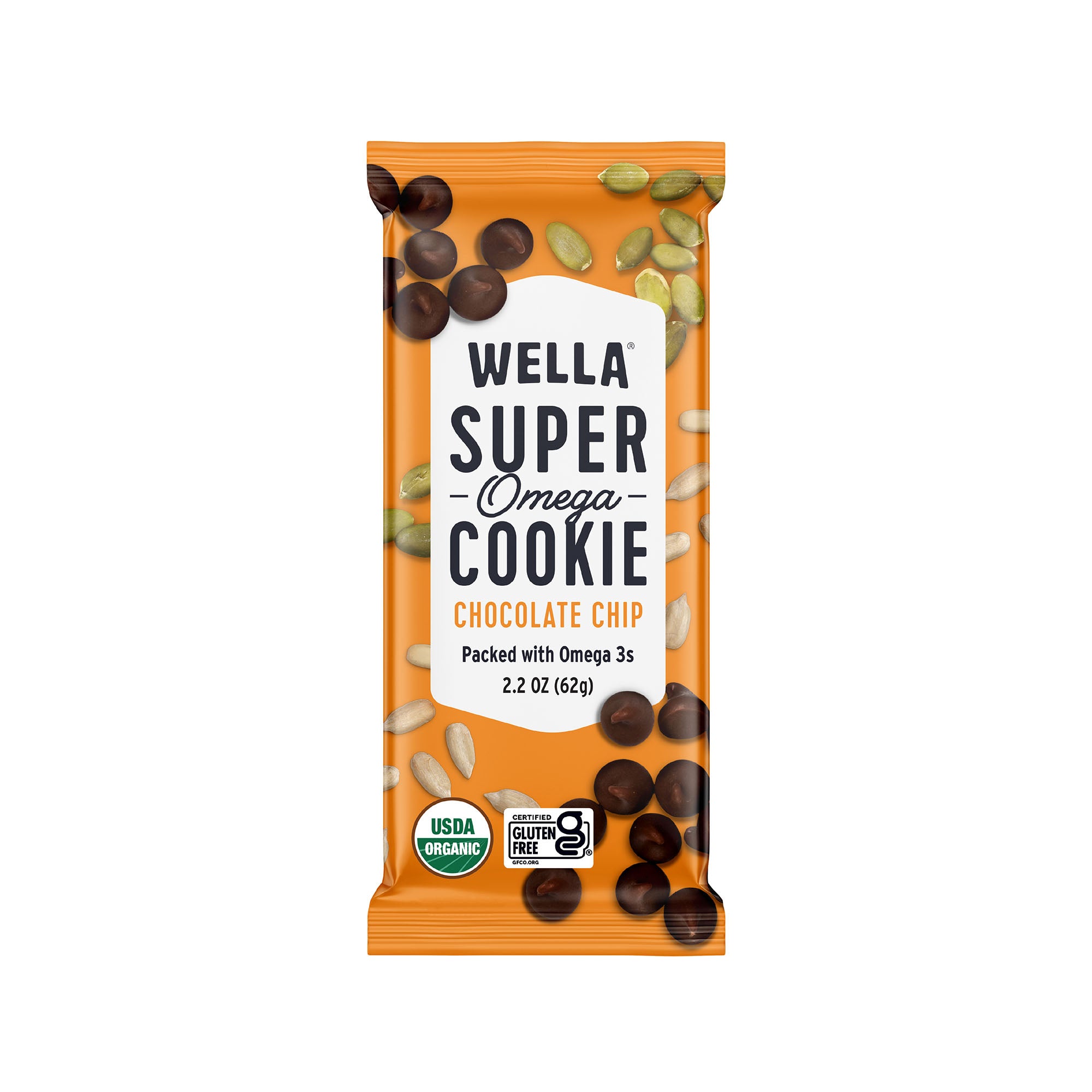 Shop Organic Super Omega Cookie Bar - Chocolate Chip – Wella