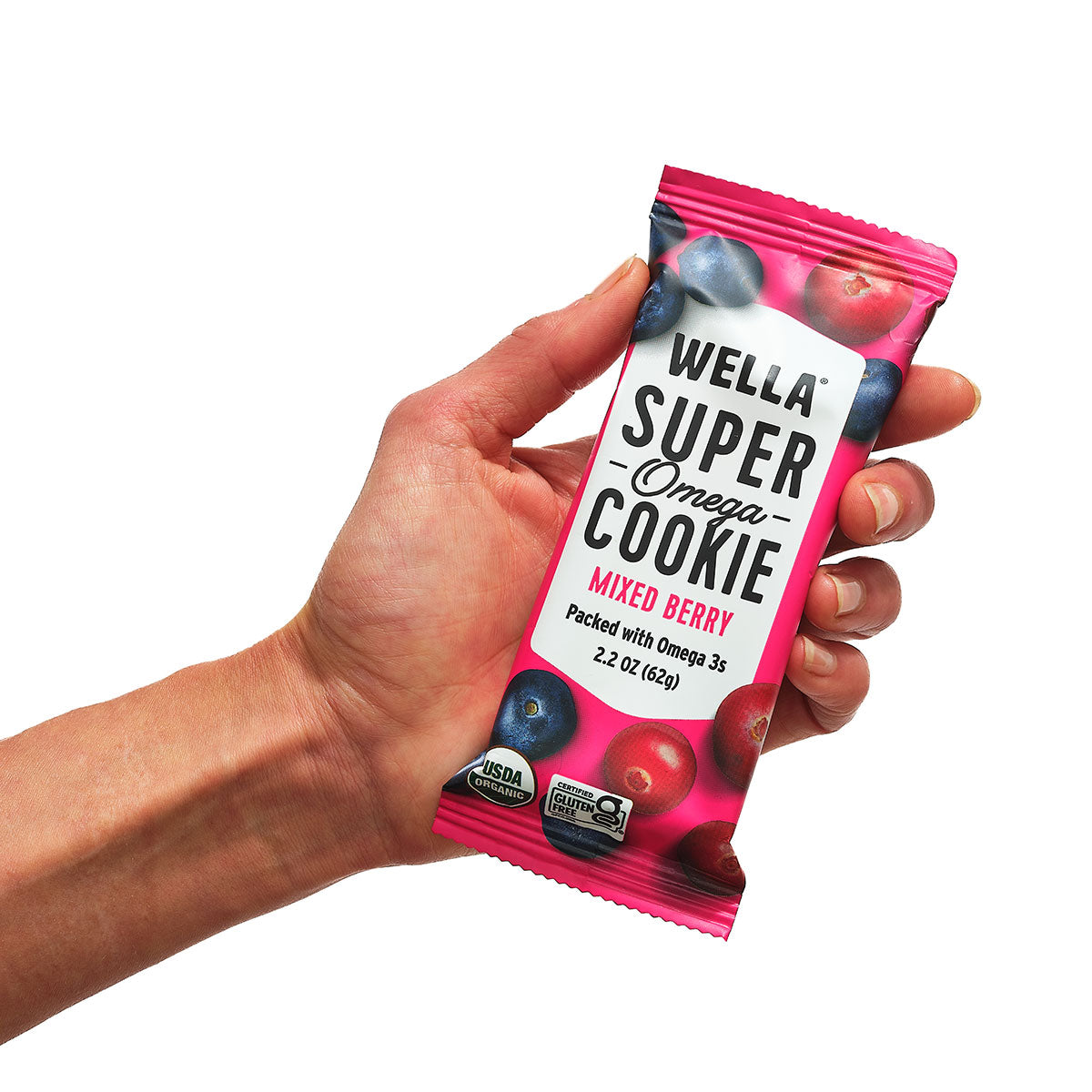 Shop Organic Super Omega Cookie Bar - Mixed Berry – Wella